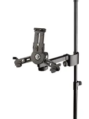 K&amp;M 19796 Tablet PC holder, Black Universal Tablet Holder, 30mm clamp