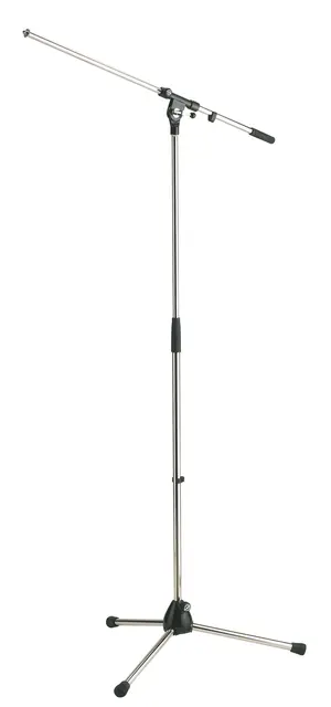 K&M 21020 Mikrofonstativ, , Chrome H: 900/1605mm, BL: 800mm 