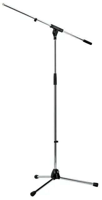 K&M 21060 Mikrofonstativ, Chrome H: 925/1630mm, BL: 805mm 