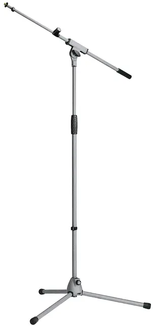 K&M 21080 Mikrofonstativ "Soft-touch" Grå finish 