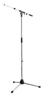 K&amp;M 210/9 Mikrofonstativ lang boom, lange ben, chrome