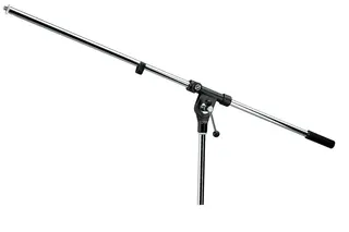 K&amp;M 21100 Mikrofonbom, Chrome one-piece with 3/8" thread, BL: 800 mm.