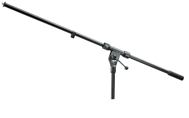 K&M 21100 Mikrofonbom, svart, fast 
