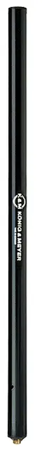 K&M 21334 Avstandsrør m/skrufeste, svart 88cm  M20 