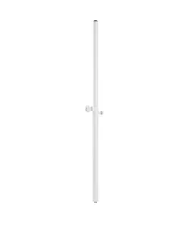 K&amp;M 21337 Distance rod, Pure White Steel tube w/M20 thread H: 905/1450 mm.
