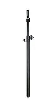 K&amp;M 21367 Distance rod »Ring Lock« Black Threaded bolt M20, H: 890/1380 mm.