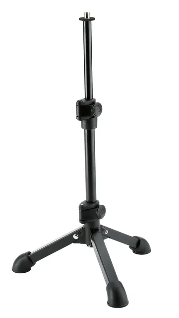 K&M 23150 Bordstativ for mikrofon, sort black 3/8" 