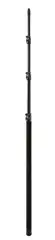 K&amp;M 23765 Microphone »Fishing Pole« black, alu, 4-piece L: 1000/3220 mm.