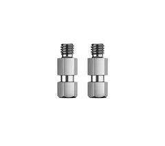 K&amp;M 23903 Threaded bolt zinc-plated 3/8". 2 pcs