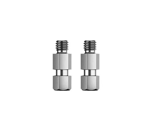K&M 23903 Threaded bolt zinc-plated 3/8". 2 pcs 