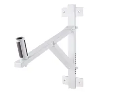 K&amp;M 24110 Speaker wall mount, White Screw-on wall mount, up to 50 kg