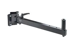 K&amp;M 24150 Speaker mount, Black vertical traverse systems, up to 50 kg