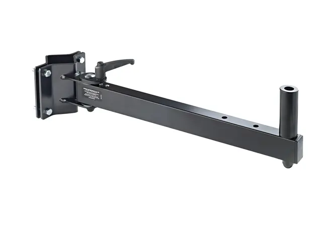 K&M 24150 Speaker mount, Black vertical traverse systems, up to 50 kg 