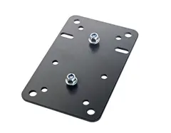 K&amp;M 24352 Adapter panel 1, Black
