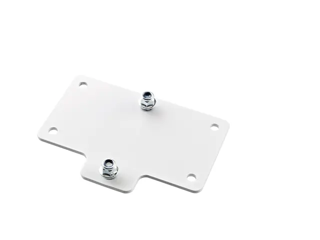K&M 24357 Adapter panel 4, White 