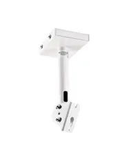 K&amp;M 24496 Speaker ceiling mount, White Robust, swivel +/-45 °, tilt 0 to 45°