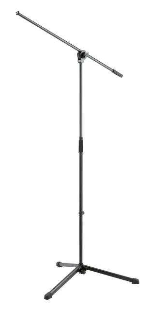 K&M 25400 Mikrofonstativ sort med galge 
