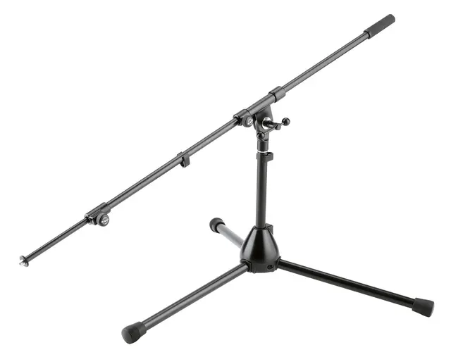 K&M 25500 Mikrofon gulvstativ med lang galge. 870/1550mm. 