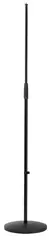 K&amp;M 26010 Mikrofonstativ med rund fot Sort finish