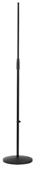 K&M 26010 Mikrofonstativ med rund fot Sort finish 