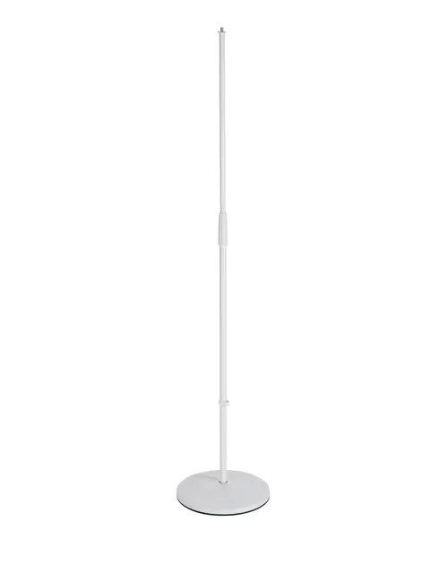 K&M 26010 Mikrofonstativ, Pure White steel plate w/plastic cover,H:870/1575mm 