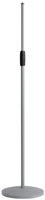 K&M 26010 Mikrofonstativ med rund fot Grå finish 
