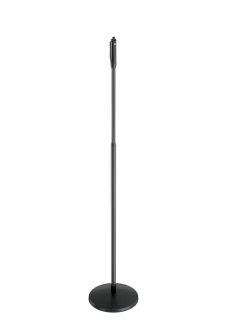 K&M 26200 One-Hand mikrofonstativ, rund fot 