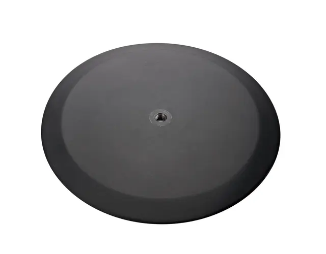K&M 26700 Rund base, strukturert svart Flat rund base, M20, ø 450 mm 