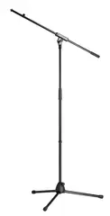 K&amp;M 27105 Mikrofonstativ, sort med galge