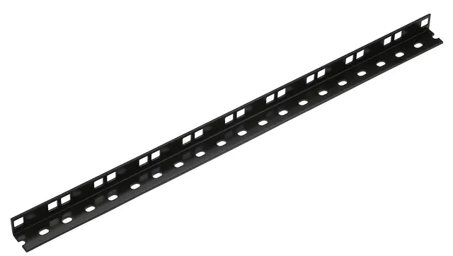 K&M 28410 Rackskinne 19" 10U Single rack rail 