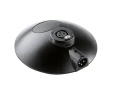 K&amp;M 29376 Microphone table base 3 Pin XLR, No switch, 470g