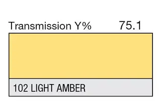 LEE 102 Light Amber Rull 762x122cm