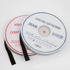 Le Mark Hook Tape på rull 25mm x 25m, Sort