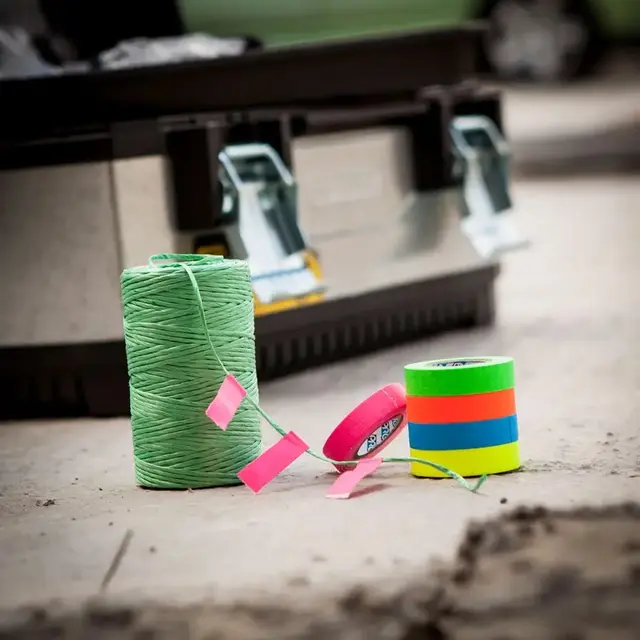 Le Mark Fluorescent Pack 12mm x 5.4m Green, Yellow, Orange, Pink, Blue 