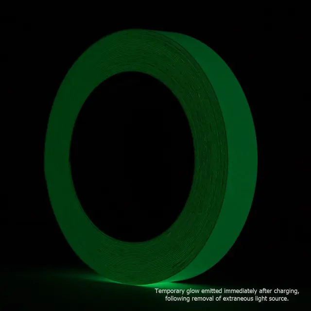 Le Mark Pro Glow tape Selvlysende/Etterlysende Grønn 24mm X 5m 