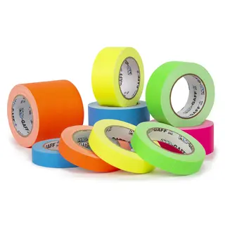 Le Mark Progaff Fluorescent Kraftig selvlysende gaffa