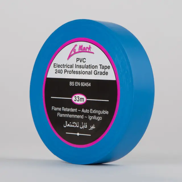 Le Mark PVC Tape BLUE 19mm X 33m 