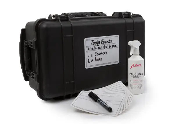 Le Mark PAL™ Case Label Starter Packs 10 x Labels, 1 x  Pen, 1 x Label Cleaner 
