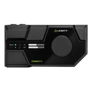 Lewitt CONNECT 6 Dual USB-C lydkort Studio-grade preamps