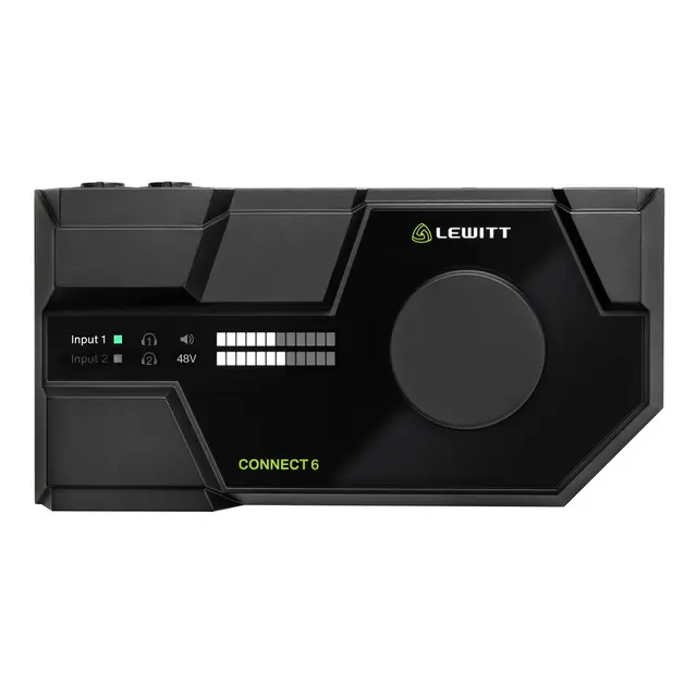Lewitt CONNECT 6 Dual USB-C lydkort Studio-grade preamps 