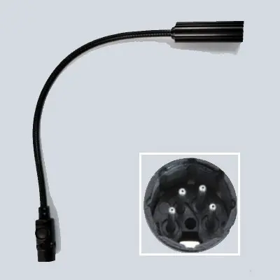 Littlite Console XLR4  12" Gooseneck XLR 4 pin, LED 