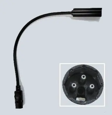 Littlite Console XLR 12" Gooseneck XLR-3pin, LED 