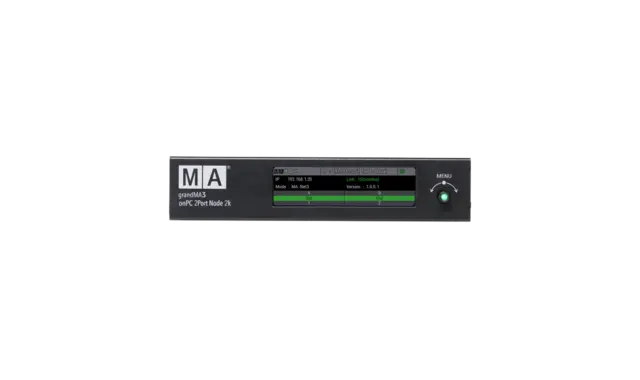 MA grandMA3 onPC 2Port Node 2k 4096 parametre, 2 DMX porter 