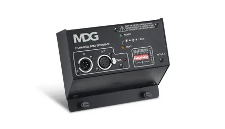 MDG 2-channel DMX Interface ATMOSPHERE, MAX series and ICE FOG serie 