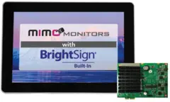 Mimo Vue 10.1" with BrightSign Built-In Non-Touch Display with PoE