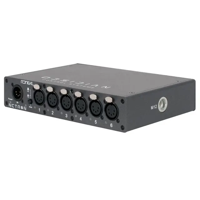 Obsidian Netron RDM 6XL Seks optoisolerte 5pin XLR-utganger 