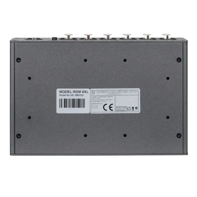 Obsidian Netron RDM 6XL Seks optoisolerte 5pin XLR-utganger 