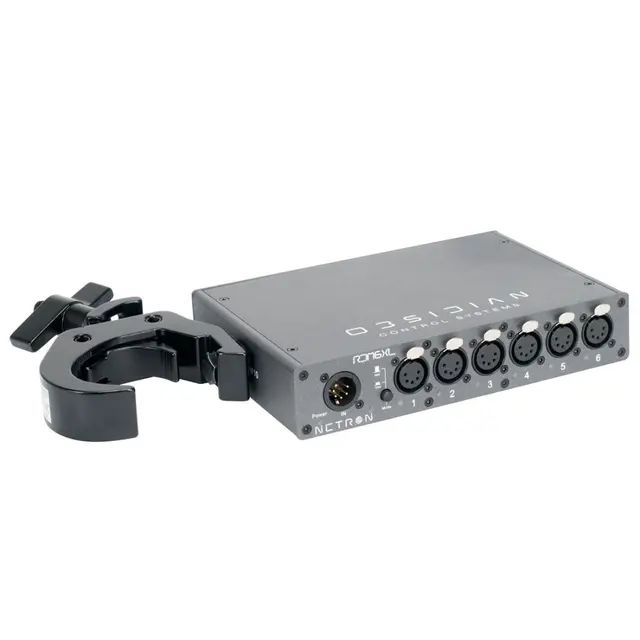 Obsidian Netron RDM 6XL Seks optoisolerte 5pin XLR-utganger 