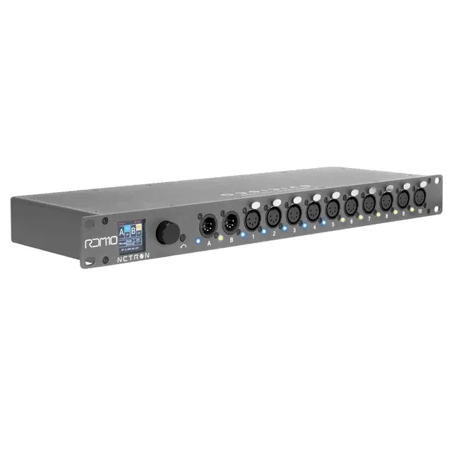 Obsidian Netron RDM10 Splitter, Merger og EtherDMX Gateway 