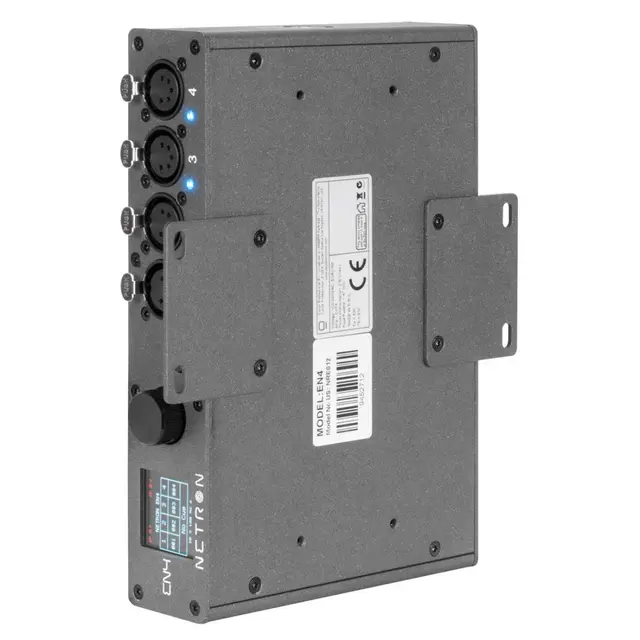 Obsidian Netron EN4 RDM, Artnet og sACN til DMX gateway 
